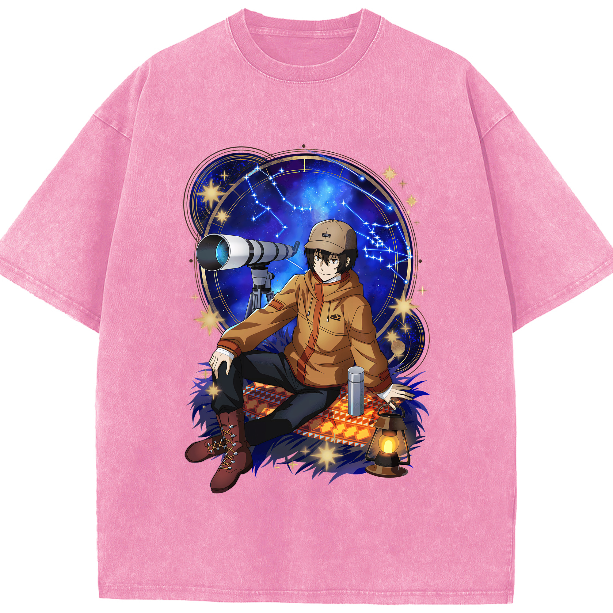 （画像用） 文豪ストレイドッグス Bungo Stray Dogs 綿100% ヴィンテージ風 半袖Tシャツ（フロントプリント）